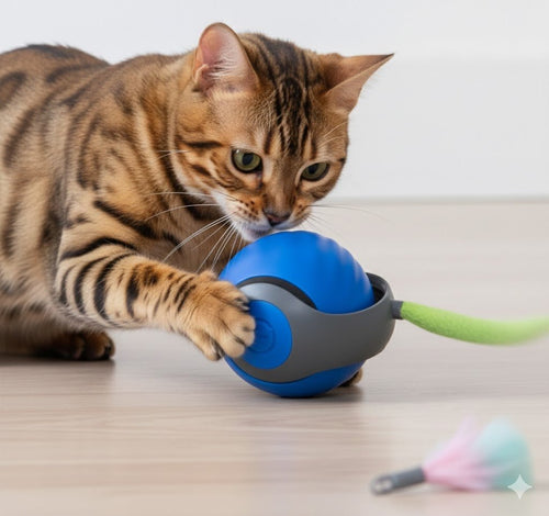 Vetpur Interaktiver Katzenball – Endloser Spaß & Stressabbau - Ma boutique